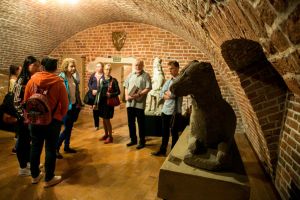 In the underground of the Silesian Piast Castle in Brzeg.